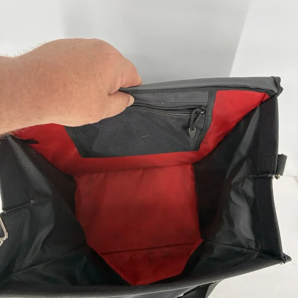 Banjo Brothers Grocery Pannier Folding Bike Bag Black Bicycle Shoulder Tote